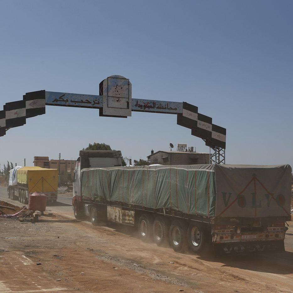 Main highway from Damascus to Sweida reopens to aid convoys weeks after Syria violence